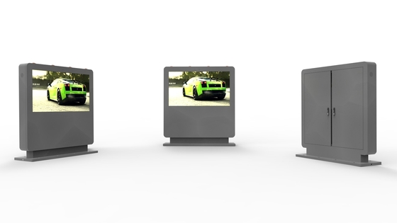 OEM на открытом воздухе LCD рекламируя дисплей, 32&quot; установленный стеной экран дисплея цифров