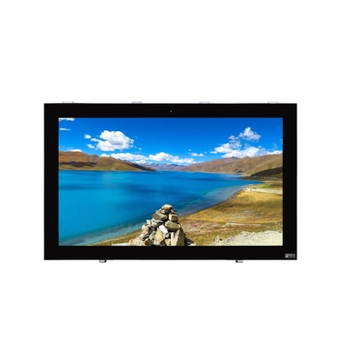 Умный пол стоя дисплей LCD на открытом воздухе рекламы 75 дюймов