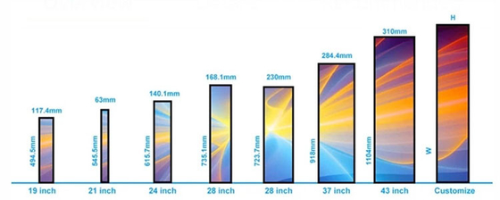 Разрешение дюйма 1920x540 индикаторной панели 38,5 Lcd Адвокатуры CJ протягиванное КАСАНИЕМ