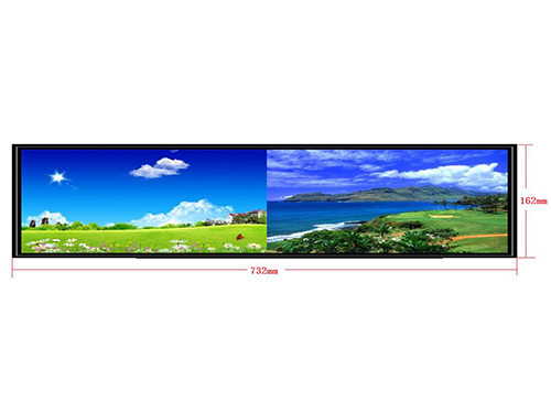 1920X380 Адвокатура протягиванная разрешением Lcd показывает 19,1 дюйма для рекламировать